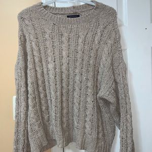 Super soft cable knit sweater